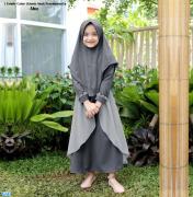 Cp Family catur (gamis anak perempuan) Abu