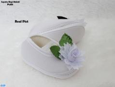 Sepatu Bayi Melati Putih