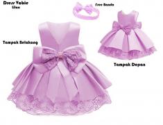 Dress Anak vabie lilac