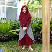 Cp family catur (gamis anak perempuan)maroon