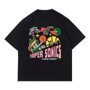 Anetarouca Oversized super sonicsTshirt | Kaos Distro Streetwear Unisex Tee