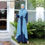 Cp family catur (gamis ibu)navy