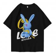Hi VABA Oversized Blue Bunny Tshirt | Kaos Streetwear Unisex Tee