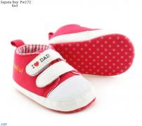 Sepatu Boy Pw172 red