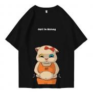 Hi VABA Oversized Bloating Cat Tshirt | Kaos Streetwear Unisex Tee