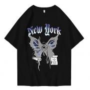 Hi VABA Oversized Butterfly Skull New York Tshirt | Kaos Streetwear Unisex Tee