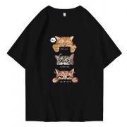 Hi VABA Oversized 3 Type Cats Tshirt | Kaos Streetwear Unisex Tee