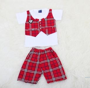 Set kotak fashion merah