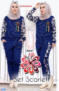 Set Scarlett navy maroon