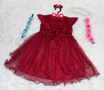 Dress Kids Jinny Maroon