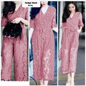 Jumpsuit lace dusty