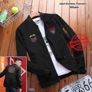 Jaket Bomber Thenator merah