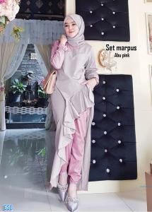 Set marpus abu kuning