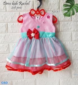 Dress kids rachel soft pink