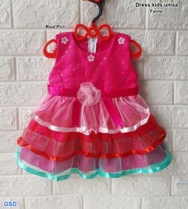 Dress kids unisa red