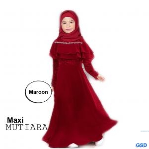 Maxi Mutiara Kids maroon