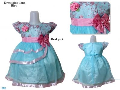 Dress kids ilona biru
