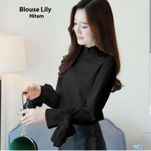 Blouse lily maroon