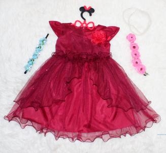 Dress Kids Jinny Maroon
