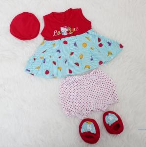 Set bayi fruits kensi 4in1 merah