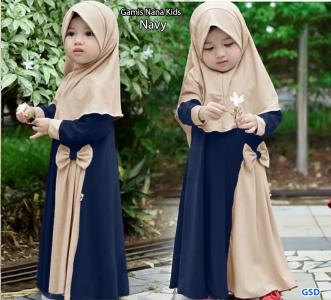 Gamis Nana Kids navy