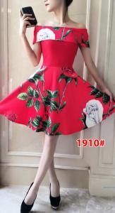 Dress import 1910 hitam
