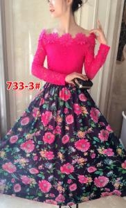 Longdress import 733-3 pink