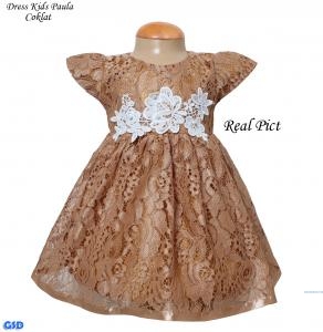 Dress Kids Paula coklat