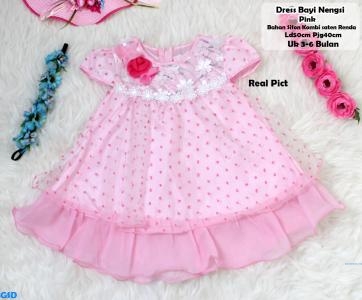 Dress Bayi Nengsi pink