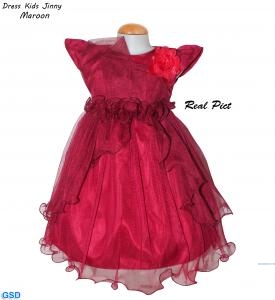 Dress Kids Jinny Maroon