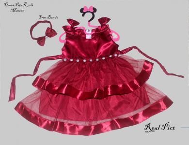 Dress Pita kids Maroon