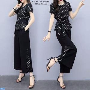 St kulot polka hitam