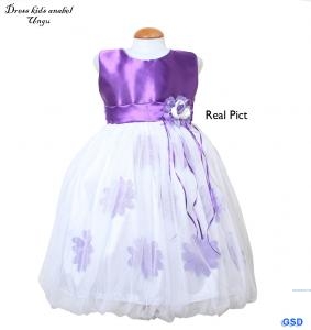Dress kids anabel ungu