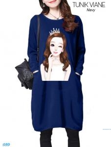 Tunik Viane navy