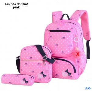 Tas pita dot 3in1 hitam