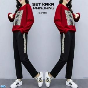 Set Kaka Panjang hitam