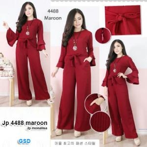 Jumpsuit 4488 maroon-jp monalisa