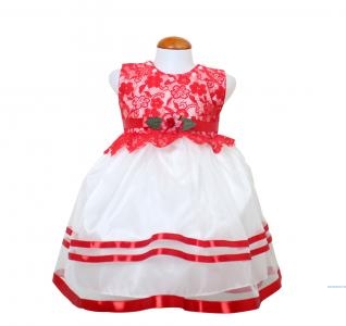 Dress xinon red