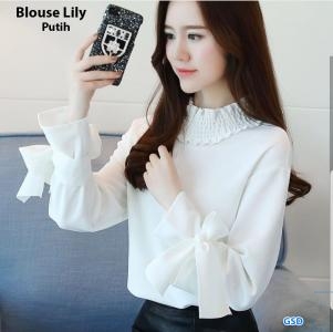 Blouse lily maroon