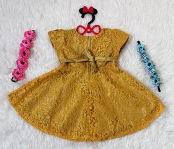Dress Kids dori kuning
