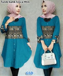 Tunik batik toscahitam