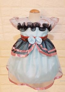 Dress kids emilia biru
