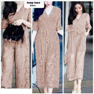Jumpsuit lace dusty