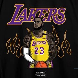 Tshirt Tee Lakers Lebron James 