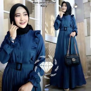 Maxi Janetra Prisket navy
