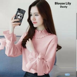 Blouse lily maroon