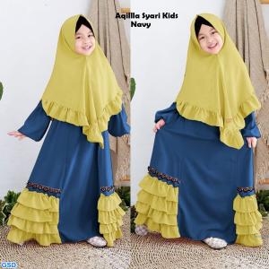 Aqilla Syari Kids pink