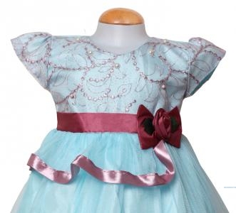 Dress Kids Mira biru muda