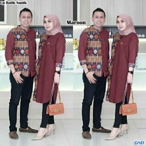 Cp batik Nunik Maroon