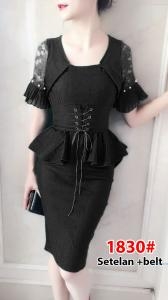 Setelan import 1830 black